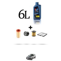 Hoffcar Set Service 4 Filter Und 6L ÖL FüR Renault Scenic I 1.9 Dti 74Kw Von 1