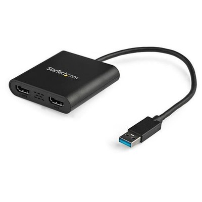StarTech.com USB 3.0 auf Dual HDMI Adapter USB auf 2x HDMI Monitor Konverter für W