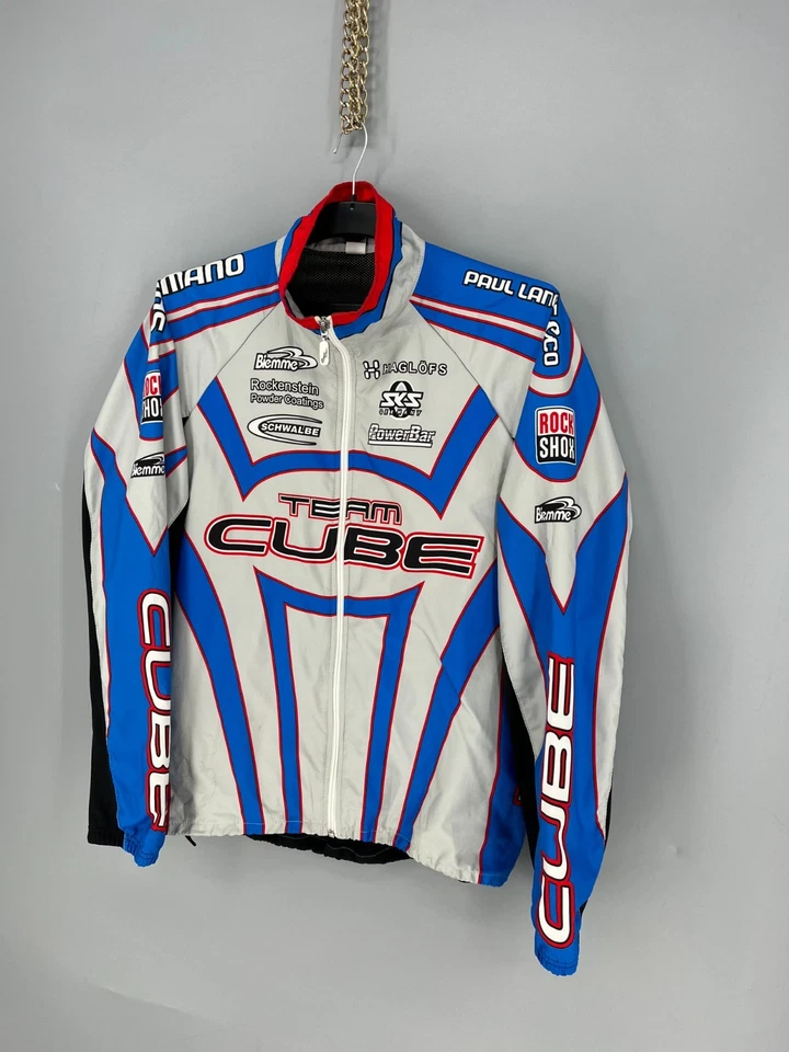 Chaqueta de ciclismo Biemme Windstopper Team Cube para hombre M de colección Shimano RockShox Foto 3 de 4