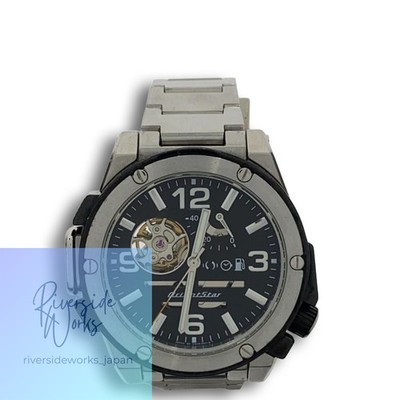 Orient Star Automatic Stainless Watch Analog BLK SLV da04-d0-b