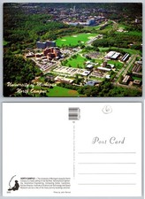 University of Michigan North Campus Aerial View Postcard Penrod/Hawatha