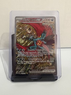 Pokémon TCG Roaring Moon ex SIR Full Art Holo SV Prismatic 162/131 Eng 230HP