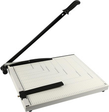 Taglierina a Ghigliottina per Carta A3 Con Base in Metallo Capacità 12 Fogli Pro