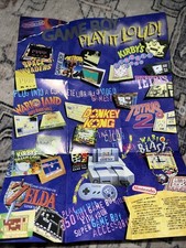 Tetris Players Choice Game Boy Game Box with Instructions Insert And RARE POSTER