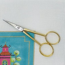 Premax 4.25" Single Curved Blade Long Handle Scissors Embroidery needlework