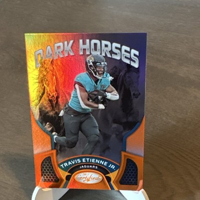 Panini 2022 Certified Dark Horses Mirror Orange Travis Etienne Jr. DH-11 /149