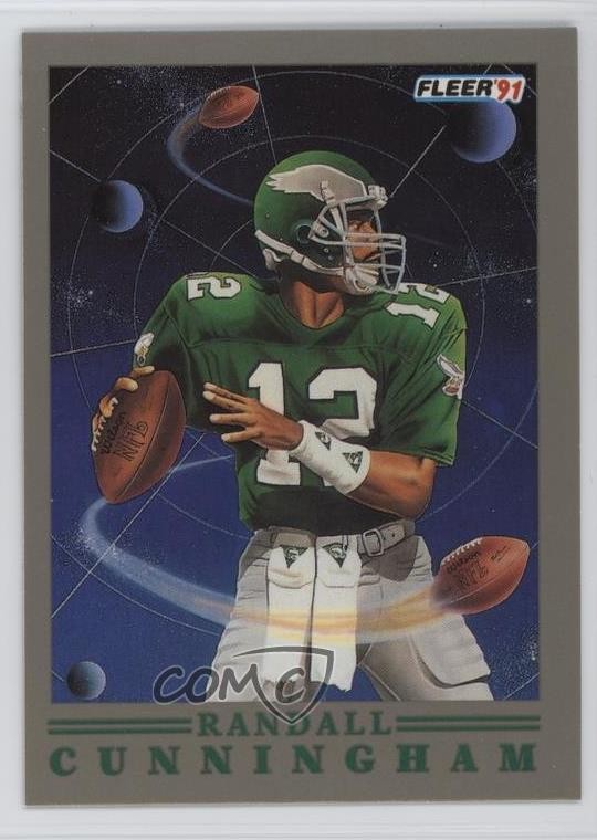 1991 Fleer Pro Vision Randall Cunningham #7 1n4h