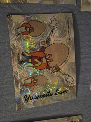 Looney Tunes  Retro Stickers 1994 Lot Of 8 Excellent Condition Sleeve Kept
