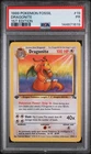 1999 POKEMON FOSSIL 1ST EDITION #19 DRAGONITE PSA 1