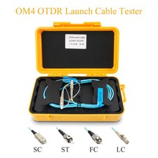 Fiber Optic OTDR Launch Cable Boxs Multimode OM4 UPC SC/FC/ST/LC Multi Connector