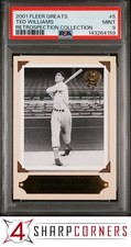 2001 FLEER GREATS RETROSPECTION COLLECTION #5 TED WILLIAMS HOF POP 5 PSA 9
