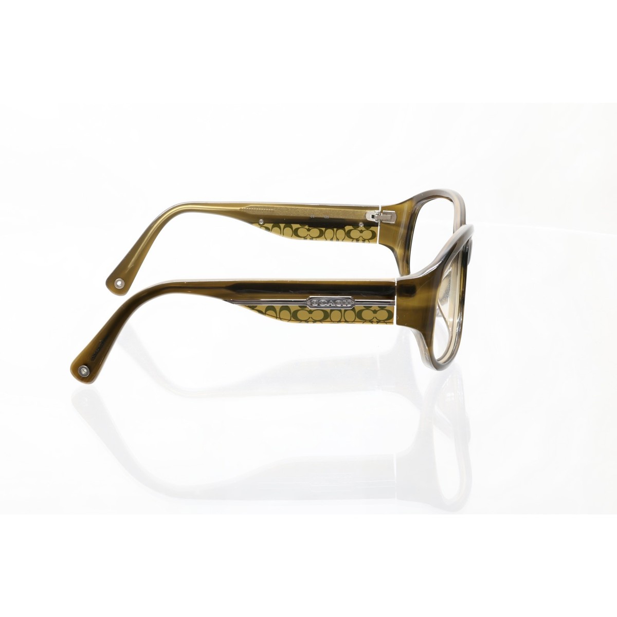 Coach Devyn (S825) Olive Horn 61-16-125mm Sunglass  display picture 2
