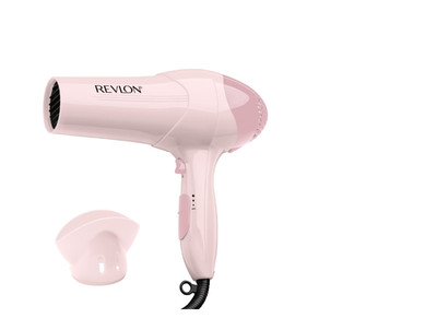 Revlon Essentials Frizz Control Ionic Hair Dryer, 1875 Watts, Light Pink