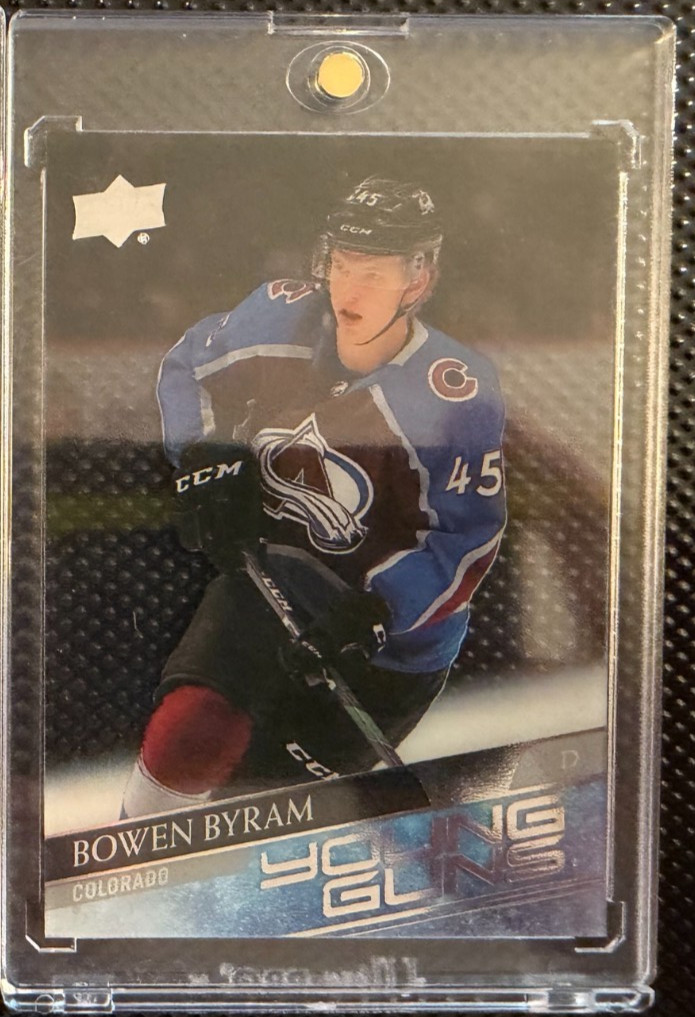 2020-21 Upper Deck Young Guns Clear Cut Bowen Byram #205