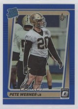 2021 Panini Donruss Optic Rated Rookie Blue Prizm 102/179 Pete Werner #276 1p9o