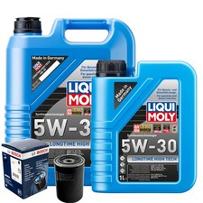 Motoröl 5W30 LIQUI MOLY Longtime High Tech 6L+BOSCH Ölfilter
