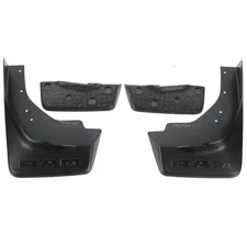 24-25 RAM 1500 DELUXE MOLDED REAR SPLASH GUARDS OEM GENUINE NEW MOPAR 82219073AA