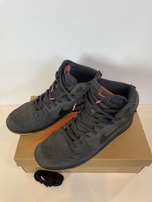 Nike SB Dunk High Pro ISO Orange Label Smoke Grey Black CV1727-001