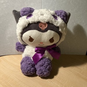 Sanrio KUROMI Mochi Mochi Cat Mascot Soft Plush doll  