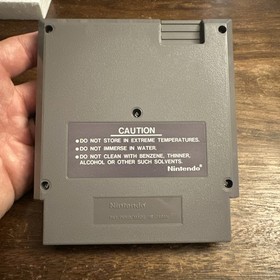 Gyromite (Nintendo NES) 5 Screw Hangtab Matte Sticker - Complete - Authentic