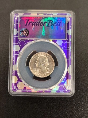 1949 WASHINGTON SILVER QUARTER PCGS MS66 Traderbea Holder