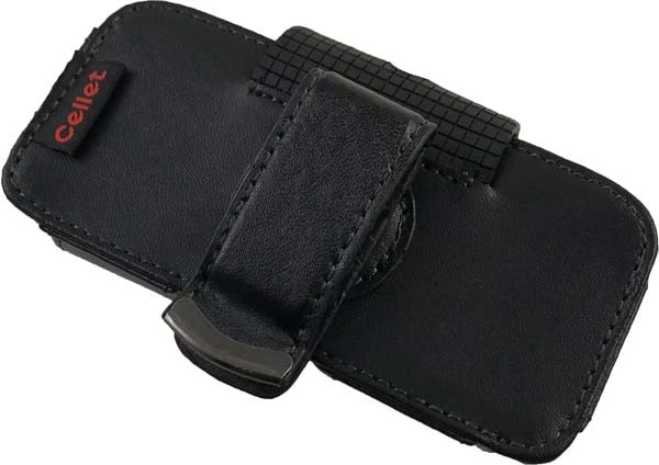 CELLET BLACK POUCH CASE WITH BELT CLIP FOR LG RUMOR LX260 PEARL 8100 8120 8130 - Image 3 of 4