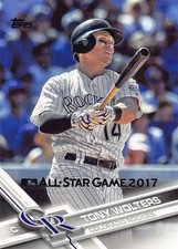 Tony Wolters 2017 Topps All-Star 516  Colorado Rockies  Baseball Card
