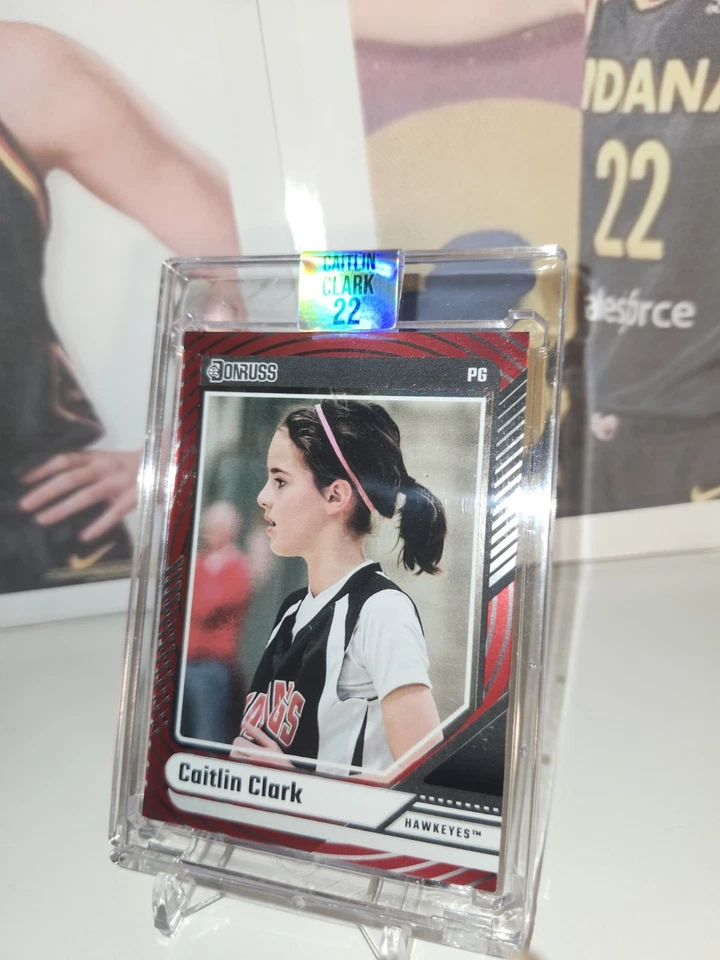 2024 Panini Caitlin Clark Collection PG #17 Donruss Target Red Parallel - Image 3 of 4