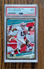 2020 Panini Prestige Tua Tagovailoa Rookie Card PSA MINT 9. rookie card picture