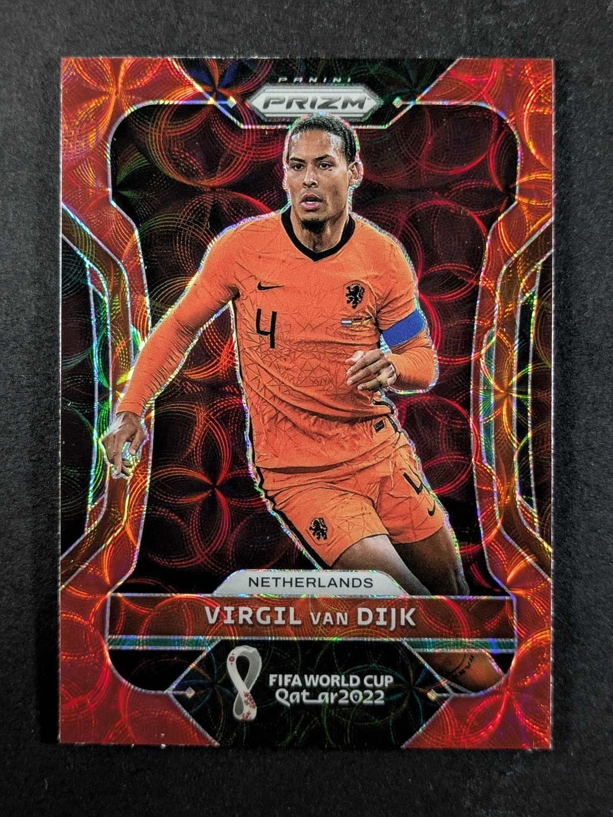 2022-23 Panini Prizm World Cup VIRGIL VAN DIJK Red Choice Netherlands #163