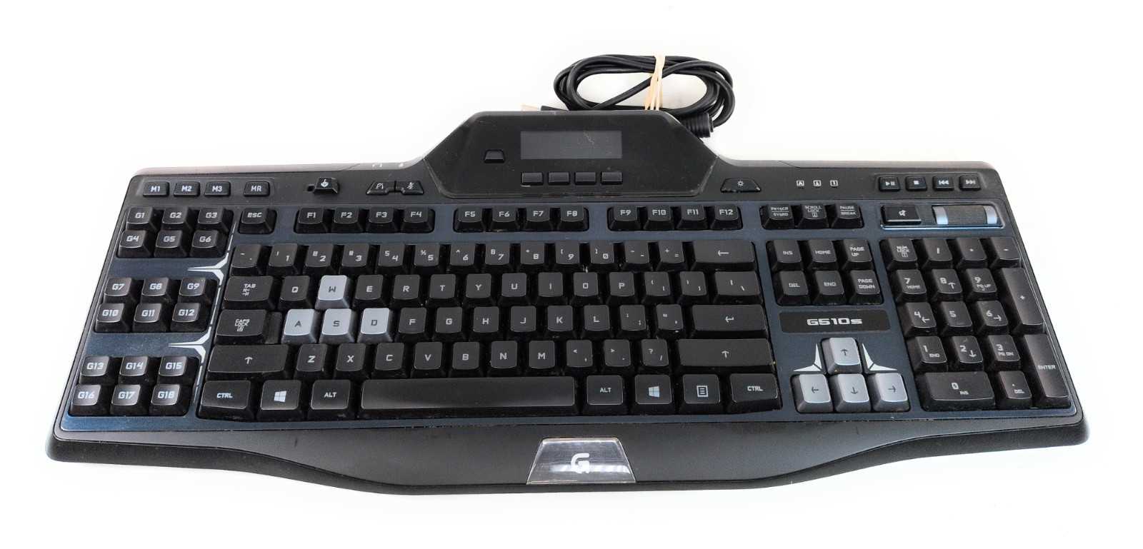 Logitech G510 Gaming Keyboard LCD Display Backlit USB Wired 