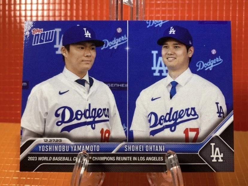 2023 Topps Now - Shohei Ohtani Yoshinobu Yamamoto #OS-26 for sale