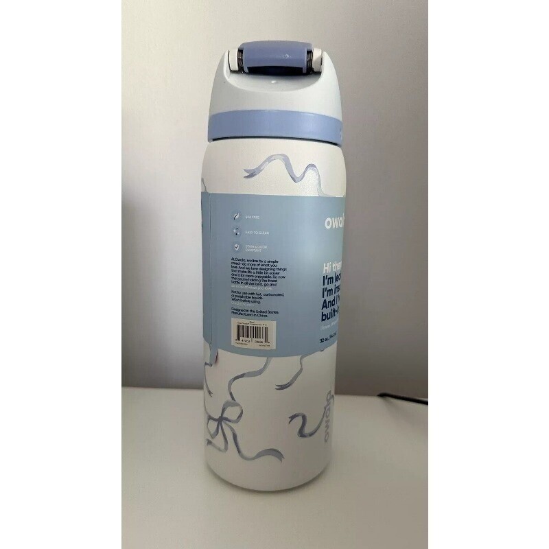 Borraccia Termica Owala FreeSip 40 Oz - Acciaio Inox Isolata - Grigia Con Tappo Flip Lock