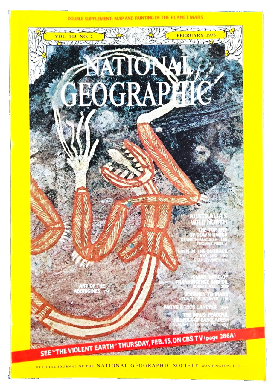 Art Of The Aborgines February 1973 National Geographic Magazine
