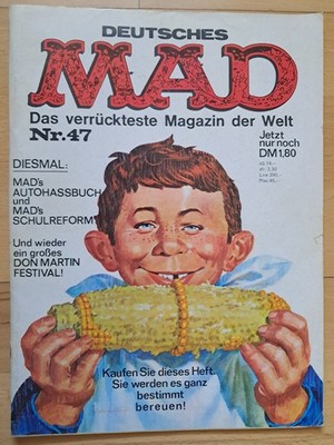 Deutsches MAD Nr.47 - ORIGINAL BSV COMICHEFT Satire Alfred E.Neumann