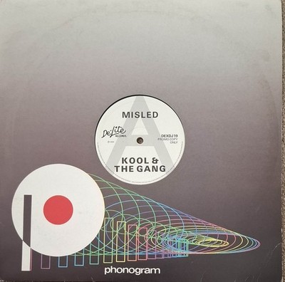 Kool & the Gang 'Misled' 12'' vinyl promo single De-Lite Records DEXDJ19