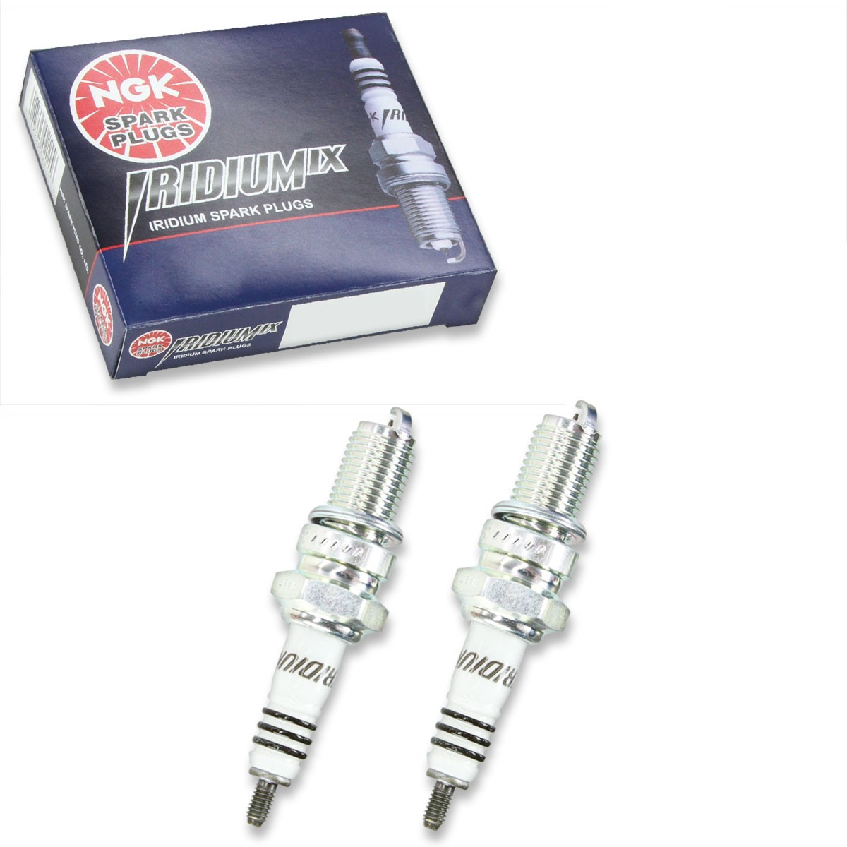 2 pc NGK 4772 DR9EIX Iridium IX Spark Plugs for X29ES-ZU X27ESR-ZU9 zi