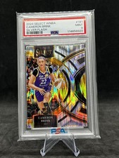 2024 Panini Select WNBA #191 Cameron Brink Prizms Silver Flash PSA 9