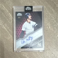 2020 Topps Chrome Black Don Mattingly Autograph Red Refractor /5 Yankees