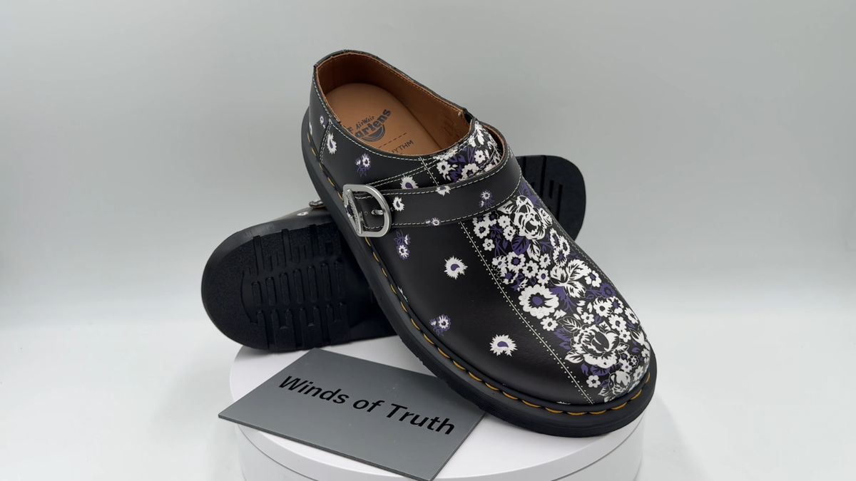 Dr. Martens x NÒMARHYTHM TEXTILE GENIX_NAPPA_ISHAM_NOMA_WHITEMULTI