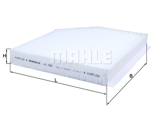 Mahle LA 386 Innenraumfilter, Frischluftfilter, Pollenfilter FüR Audi A5 (8T3)-image