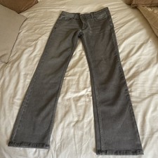 VictoriaBeckham Grey Jeans Straight Leg Women's Size 24