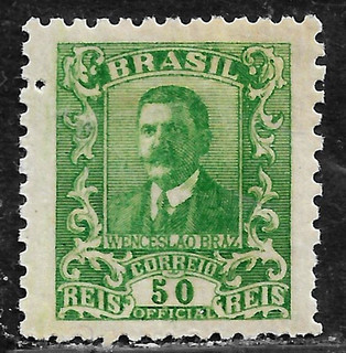 HICK GIRL MINT BRAZIL STAMP SC#O31 1919 OFFICIAL PRESIDENT BRAZ H167