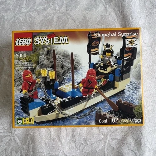 LEGO Shanghai Surprise 3050 Ninja System Vintage Complete Set Box 102 Pieces