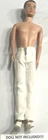 Vintage 1960s Mattel Barbie/Ken White Pants, Squishy Dress Shoes, & Argyle Socks