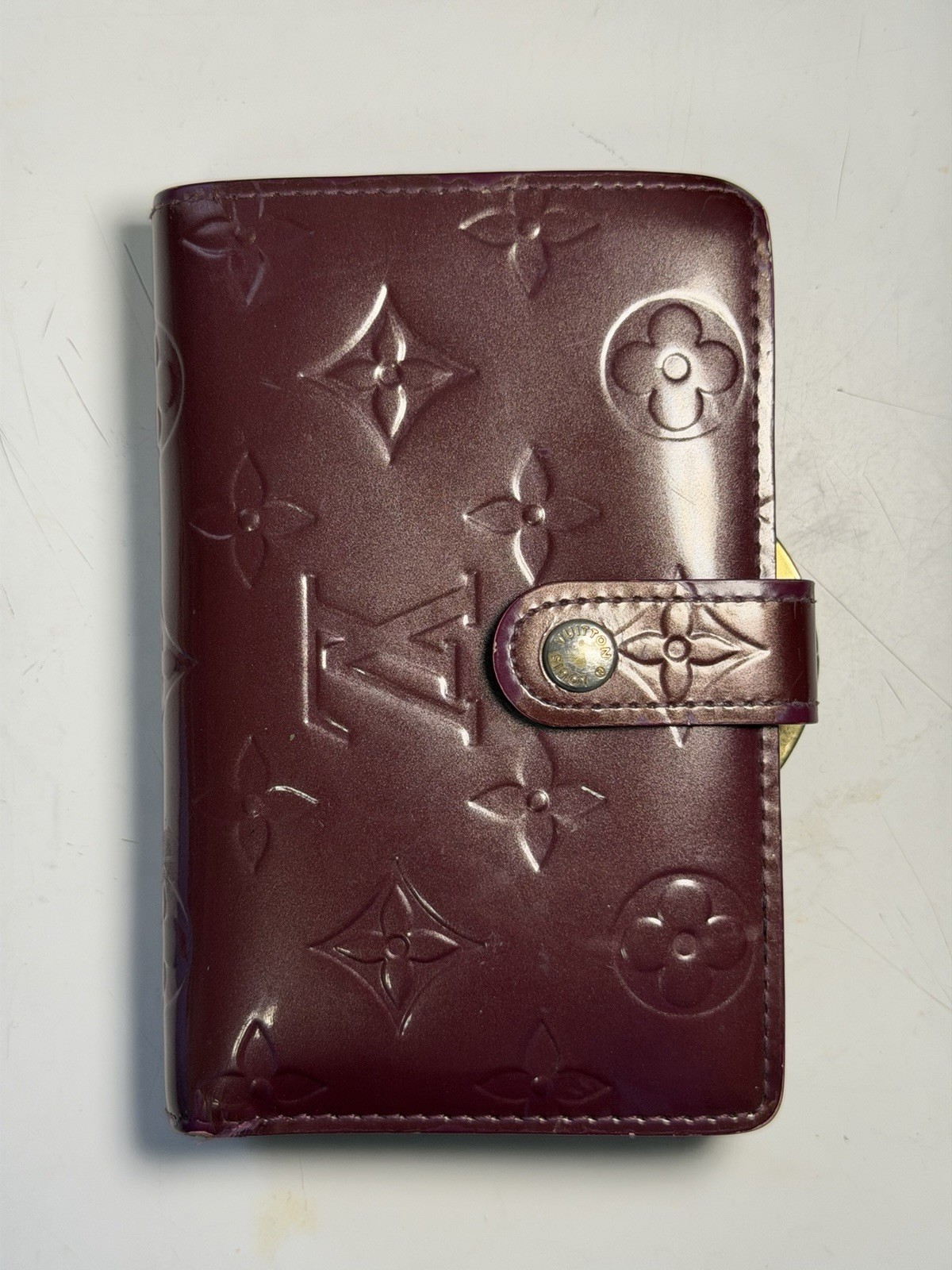 Louis Vuitton Violet Vernis French Wallet