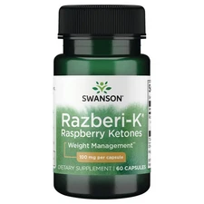 Swanson Razberi-K Raspberry Ketones 100 mg 60 Capsules