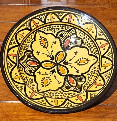 Marokkanische Keramik Schüssel 9'' Servieren Salat Pasta Suppe Obst Reis Hängeschale 