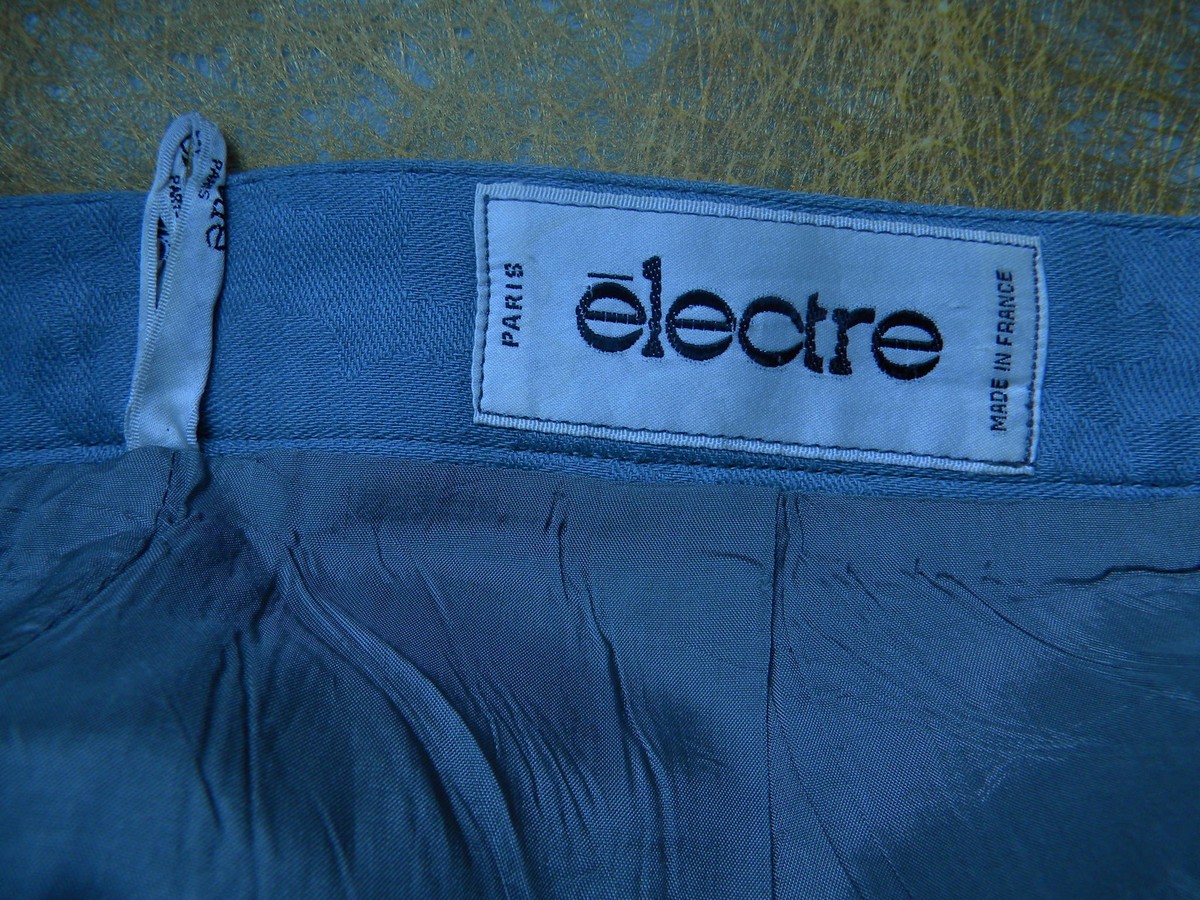 Jupe Droite Vintage Electre Paris - Noir, Taille 38 - Tissu Qualité Couture - Occasion Très Bon état