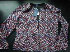 Tom Tailor Blue & Red Colourful Blazer Jacket Xxxl 3xl New With Tags R.r.p £50